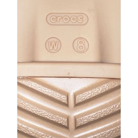 NWOB Crocs womens Tulum Open Flat Black Size 8 - Picture 8 of 8